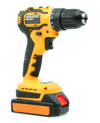 Trusa Autofiletanta cu 2 acumulatori LIDUO 36V galbena