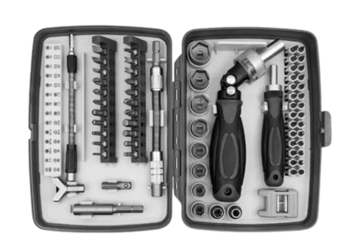 Trusa de Biti si Tubulare cu Clichet 70 piese Andowl Q LS9902