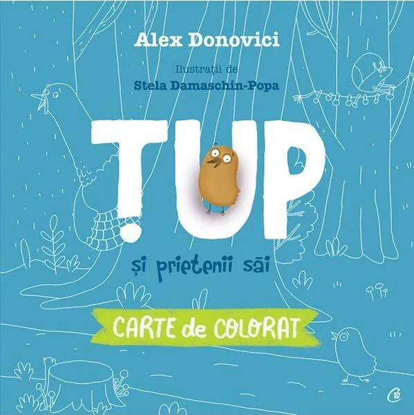 Țup și prietenii săi. Carte de colorat - Paperback brosat - Alex Donovici - Curtea Veche