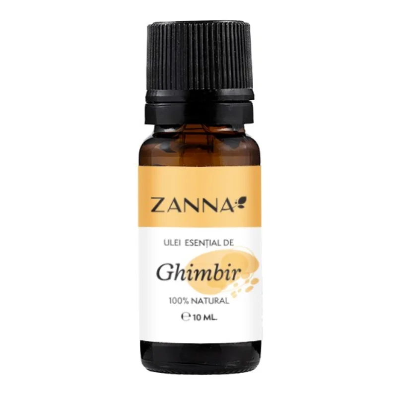 Ulei esential de ghimbir, 10 ml, Zanna