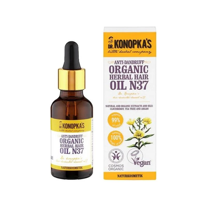 Ulei organic anti-matreata pentru par nr. 37, 30 ml, Dr. Konopkas