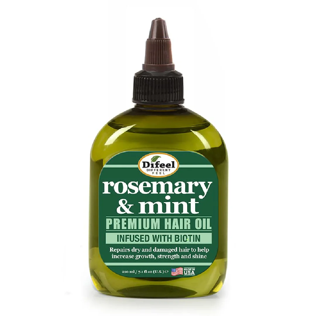 Ulei Premium cu efect de intarire pentru par cu rozmarin si menta, 75ml, Difeel
