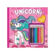 Unicorni - Carte de colorat
