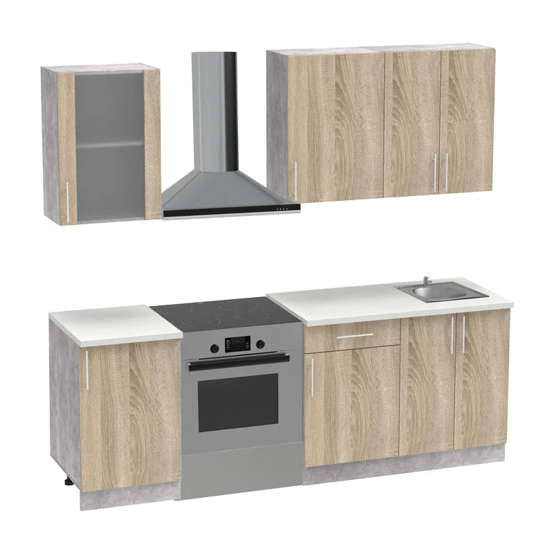 Unitate de bucatarie Festa ÉV melaminata a Sonoma 160x60x85cm