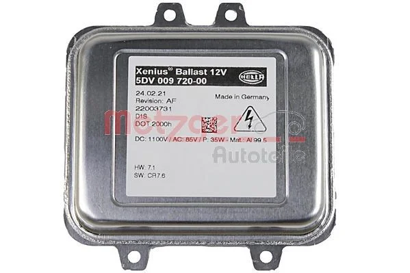 unitate de comanda,lampa cu descarcare pe gaz METZGER 0896023