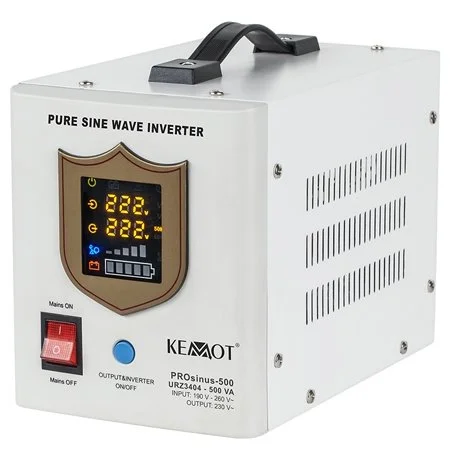 UPS centrale termice KEMOT PROsinus-500 URZ3404, 500VA / 300W, borne externe, unda sinusoida pura
