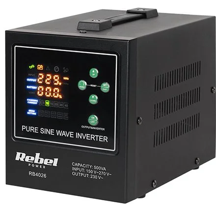 Ups Centrale Termice Sinus Pur 500VA 300W 12V REBEL RB-4026