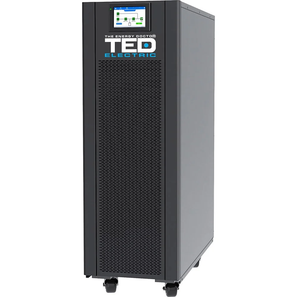 UPS industrial trifazat TED TED004253, 20 kW, 20 kVA, 400 VAC, cu management