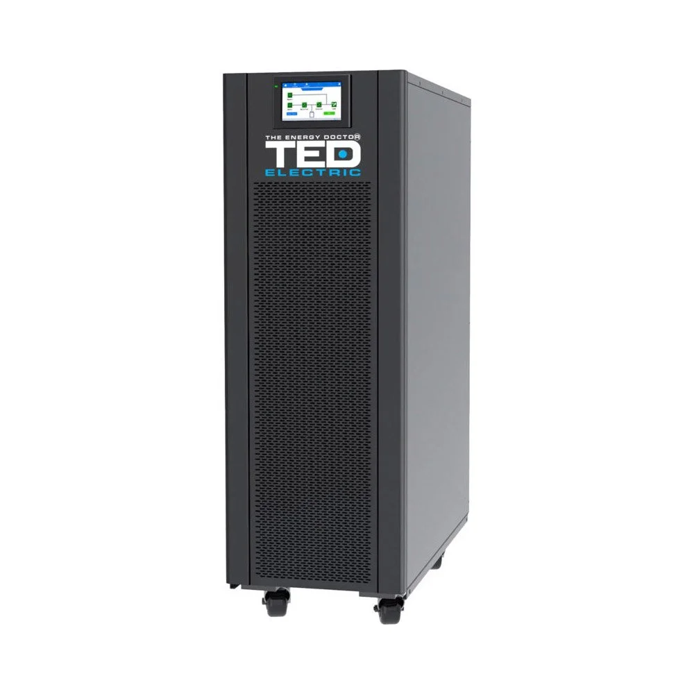UPS industrial trifazat TED004024, 10kVA/9kW, 400V AC, LCD