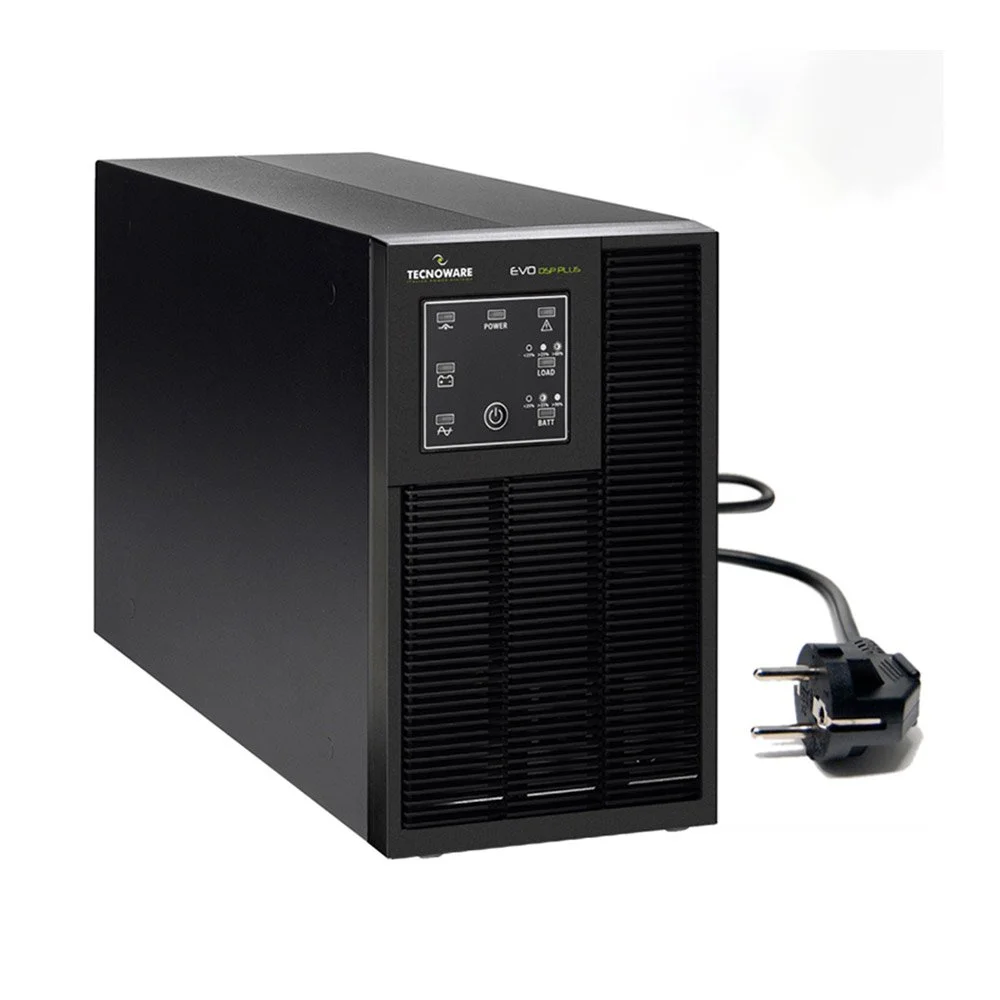 UPS Online cu 4 prize IEC Tecnoware EVO DSP PLUS FGCEDP802IEC, 800 VA, 720 W, fara transformator