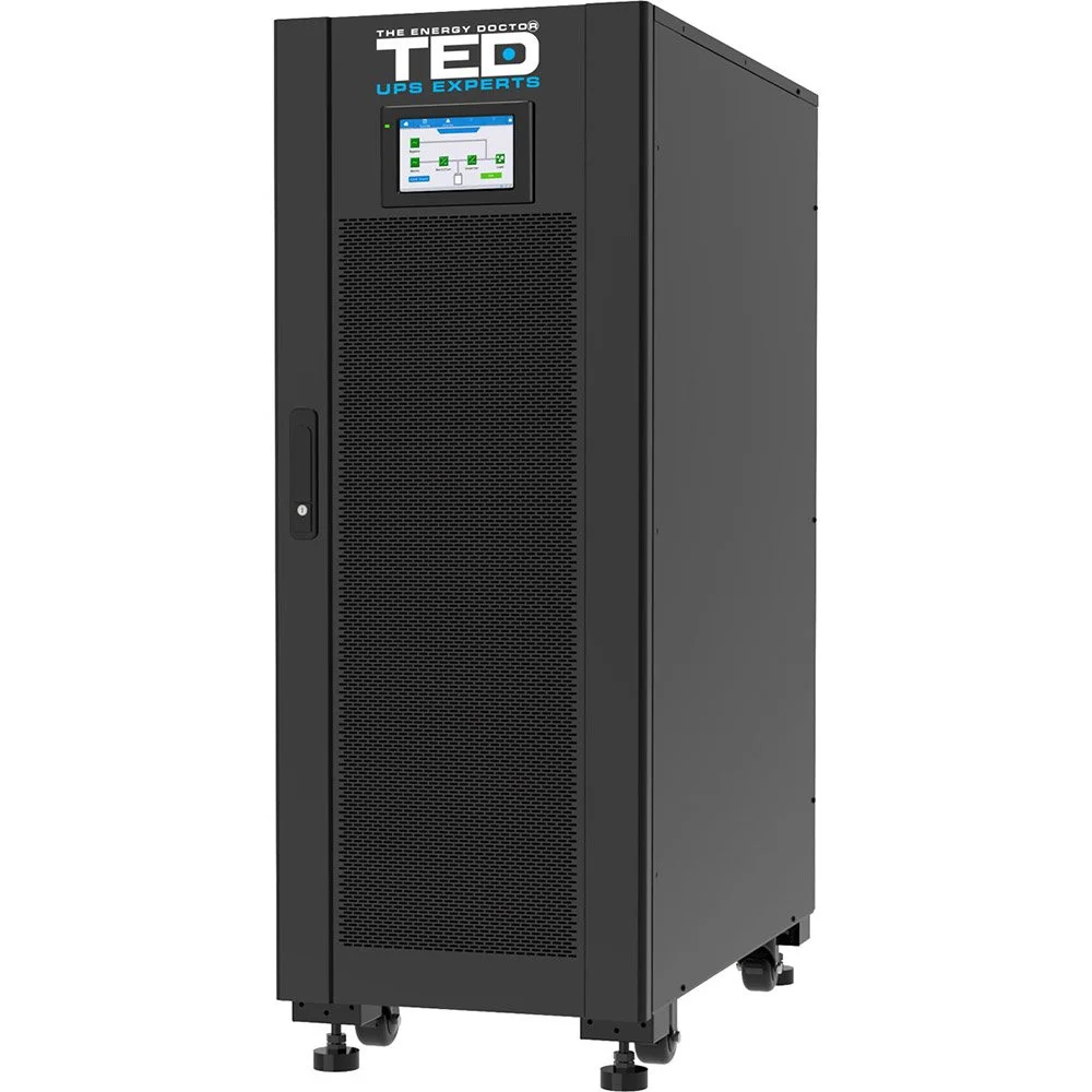 UPS Online cu dubla conversie trifazat TED TED004727, 100 kVA, 100 kW, regleta, LCD, cu management, fara acumulatori