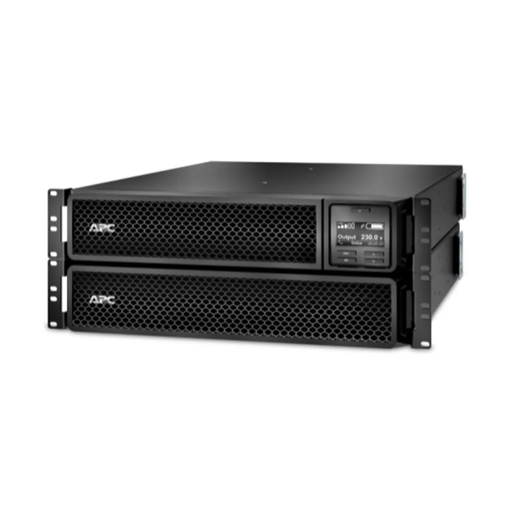 UPS online dubla conversie rackabil  cu 8 prize C13 si 2 prize C19 APC SRT2200RMXLI-NC, 1980 W / 2200 VA, 2U, card de retea, cu management