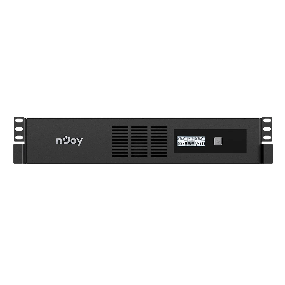 Ups rackabil cu 8 prize nJoy Code 2000 UPLI-LI200CO-AZ01B, 2000 VA / 1200 W