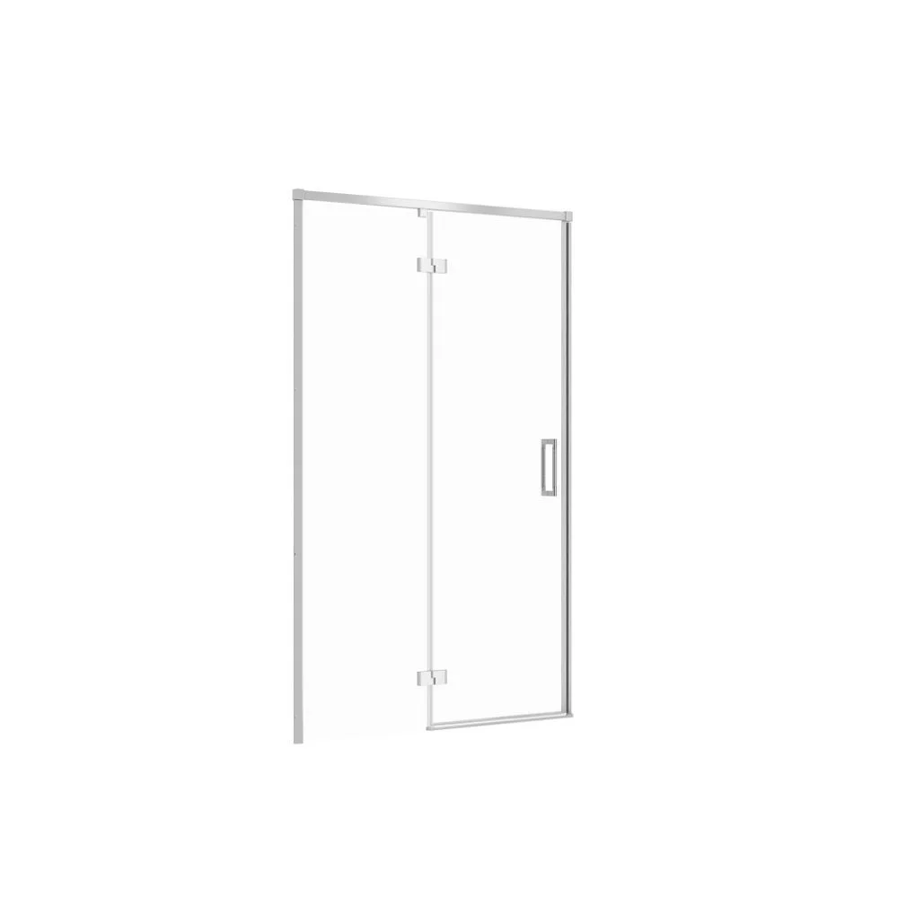 Usa sticla dus batanta 120x195 cm profil crom Cersanit Larga, montare stanga