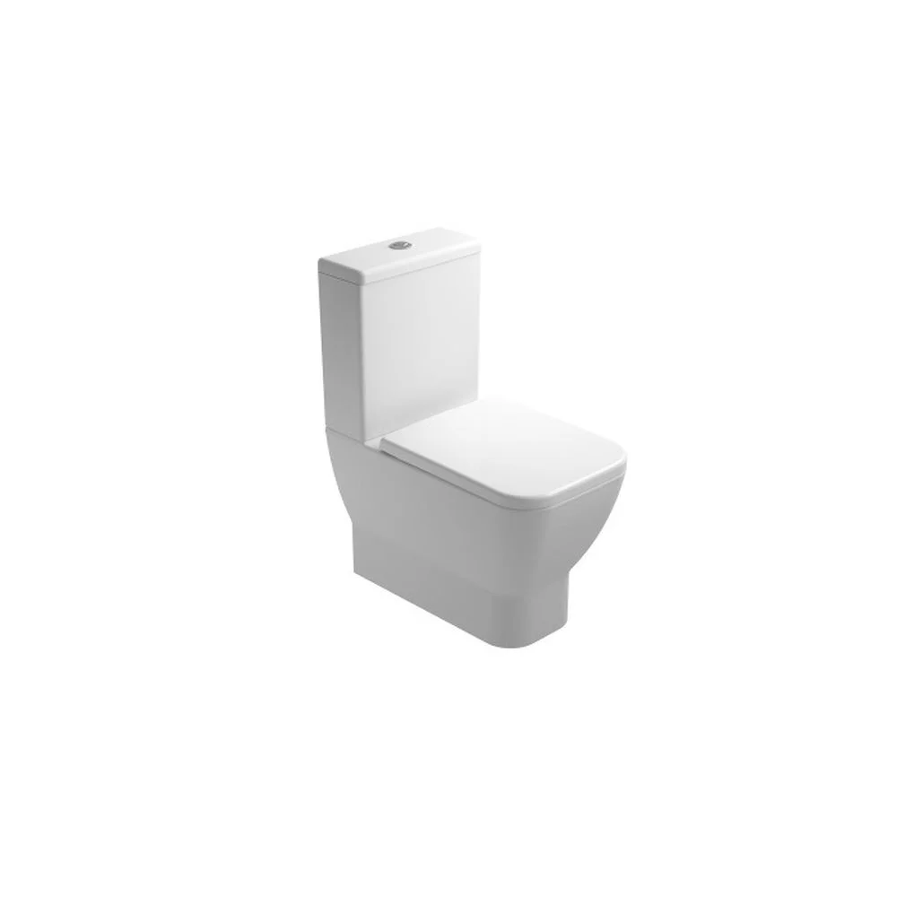 Vas wc stativ rimless back to wall Gala Emma Compact, alb