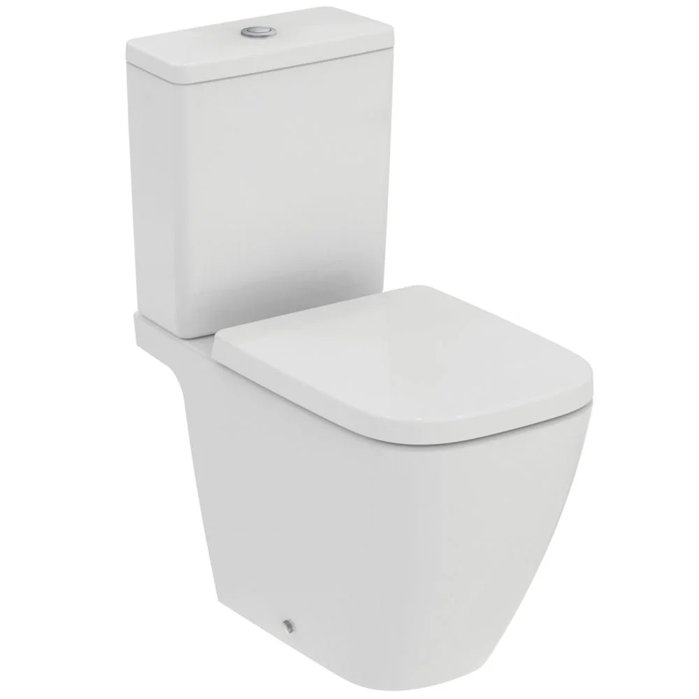 Vas wc stativ rimless Ideal Standard i.life B cu functie bideu, rezervor si capac inclus