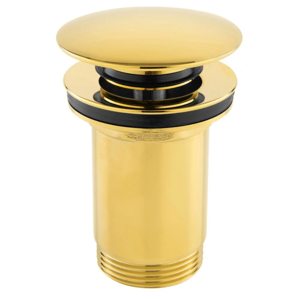 Ventil lavoar click-clack FDesign Kleome fara preaplin, auriu lucios