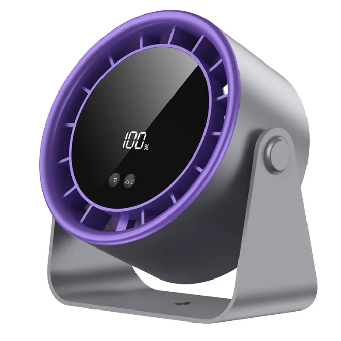 Ventilator 100 de viteze reglabile anulare zgomot incarcare tip C control tactil ecran digital inteligent