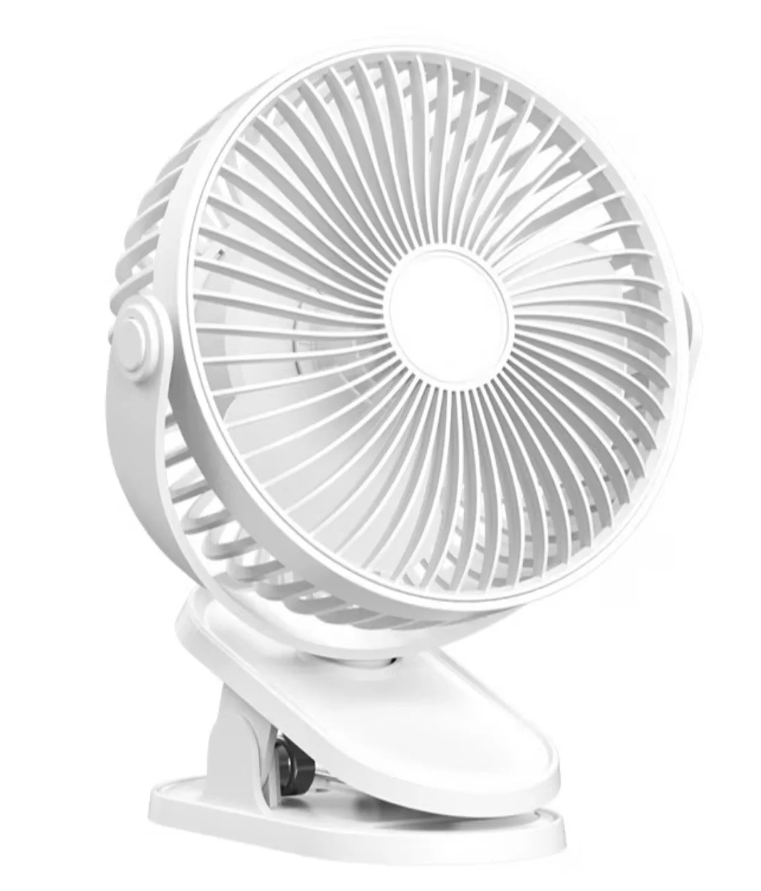 Ventilator portabil 6 inci Cu functie de clip Pliabil USB 2400MAH 4 trepte viteza