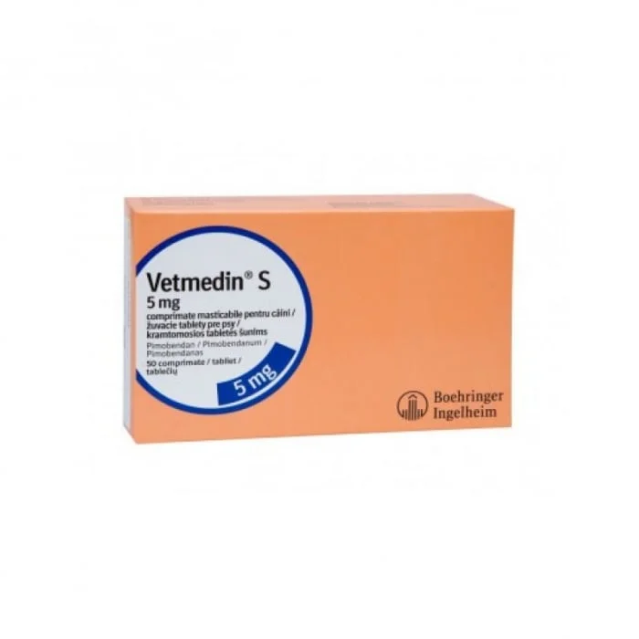 Vetmedin 5 mg, 10 tablete masticabile Folie