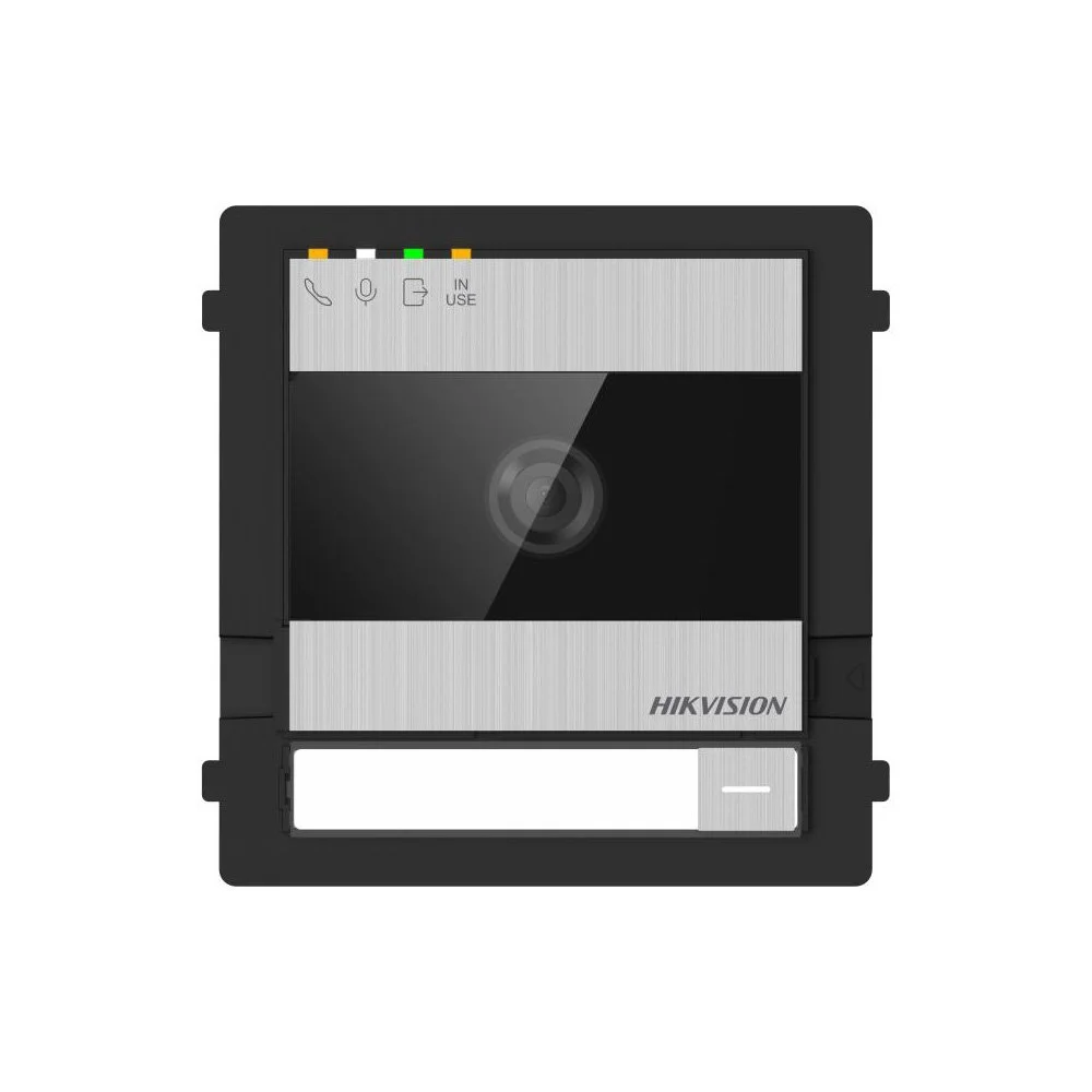 Videointerfon de exterior IP Hikvision DS-KD7003EY-IME2, 2 MP, aparent/incastrat,  Plug and play, 2 fire