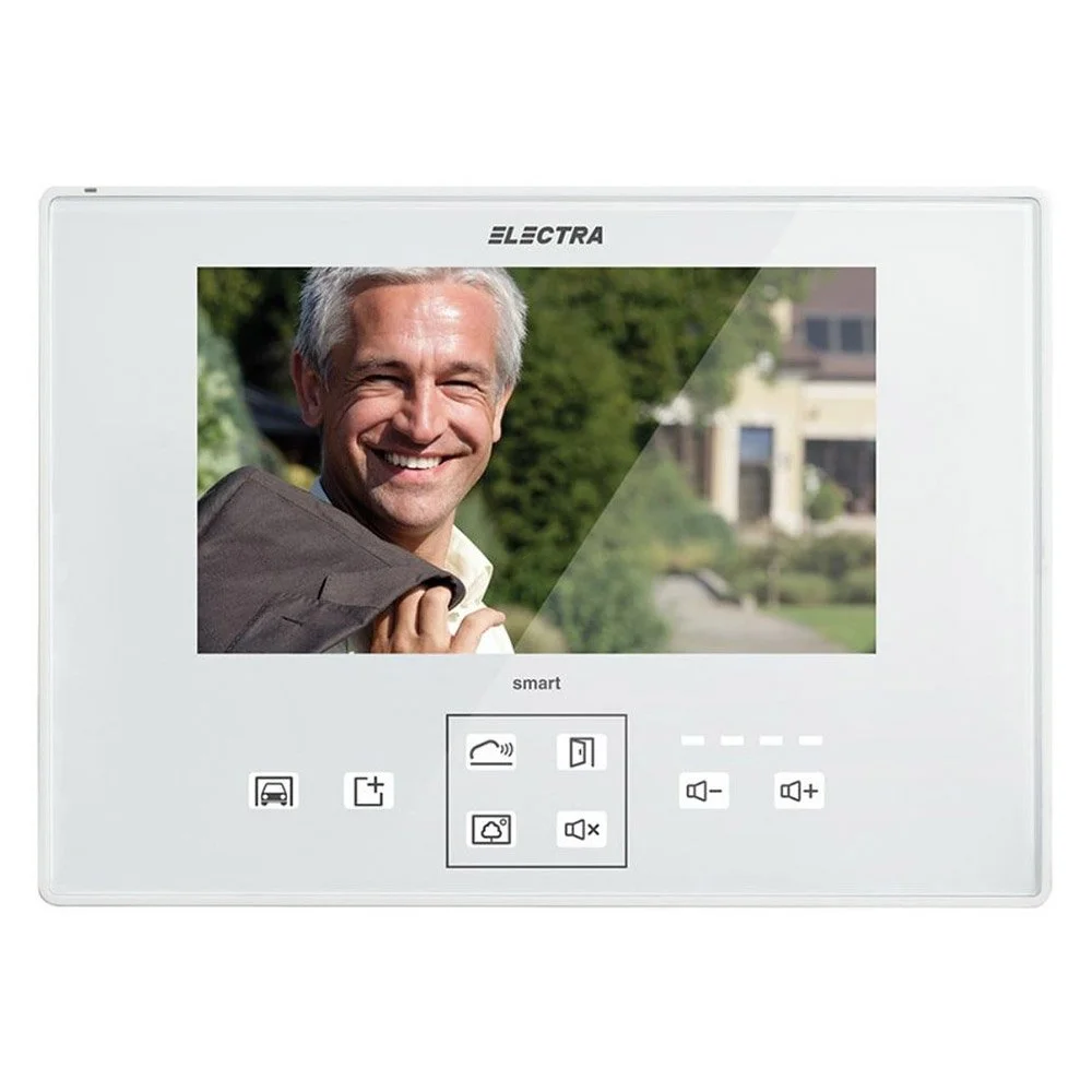 Videointerfon de interior Electra Smart VTM.7S083.ELWTL, ecran 7 inch, aparent, alb