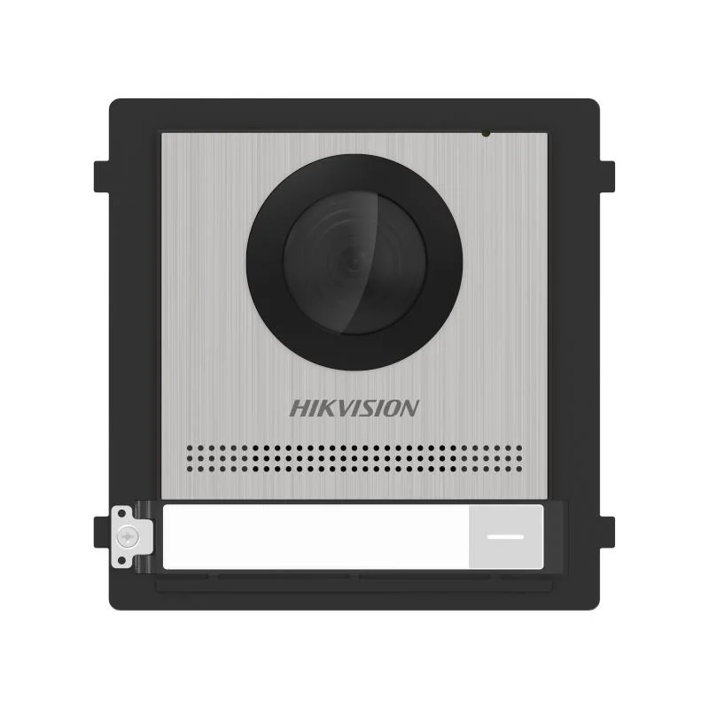 Videointerfon modular de exterior Hikvision DS-KD8003-IME1(B)/S, 2 MP, IR, 1 familie, montaj aparent, PoE