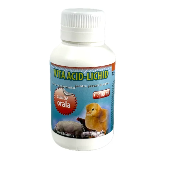 Vita Acid-Lichid 100 ml, aditiv furajer pentru pasari