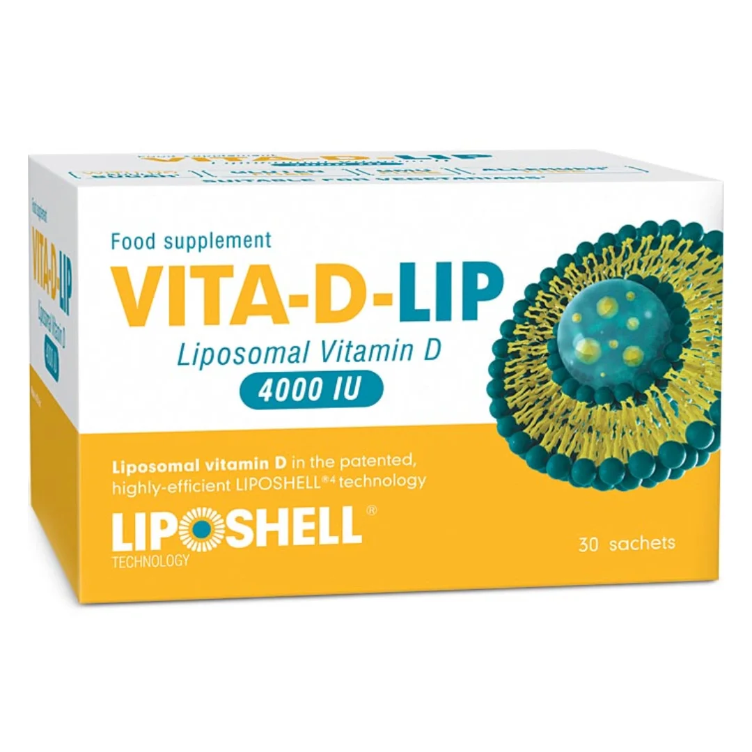 Vitamina D Lipozomala, 4000UI, 30 plicuri, Liposhell