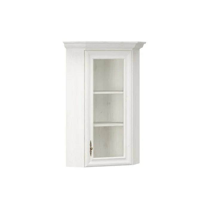 Vitrina de colt IRYS, 1 usa, geam, pin anderson, 55,8x55,8x108,9 cm