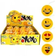 Yo-Yo - emoticon, 6cm, baterii 2AG3 incluse, diverse modele, 3+ ani, MegaCreative, 474335