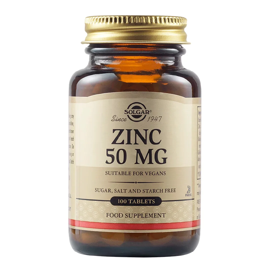 Zinc 50mg, 100 tablete, Solgar